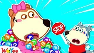 No No, Lucy! Don't Eat Too Much Candy | Learn Healthy Habits for Kids |  Wolfoo The Best