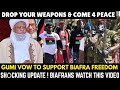 HAPPENING NOW NORTHERN CLERIC SHEIK GUMI VOW TO SUPPORT BIAFRA DROP YOUR WEAPONS AND COME SHŌCKING