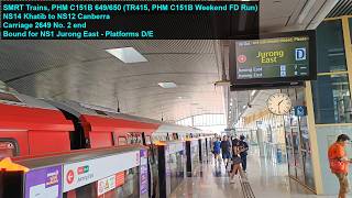 [PHM C151B Weekend FD Run] SMRT Trains - Joyride on PHM C151B 649/650 from NS14 KTB → NS12 CBR