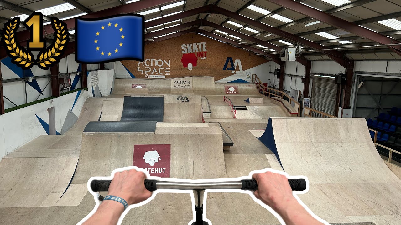 RIDING THE BIGGEST AND BEST SKATEPARK IN EUROPE!!! (Adrenaline Alley)