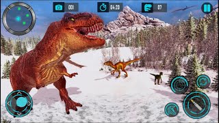 Dinosaur Simulator Games - Caça ao Dinossauro Real Dino - Jogos de Caça Android Gameplay screenshot 1