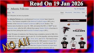 Atlanta Falcons (No AI) - 19 January 2026