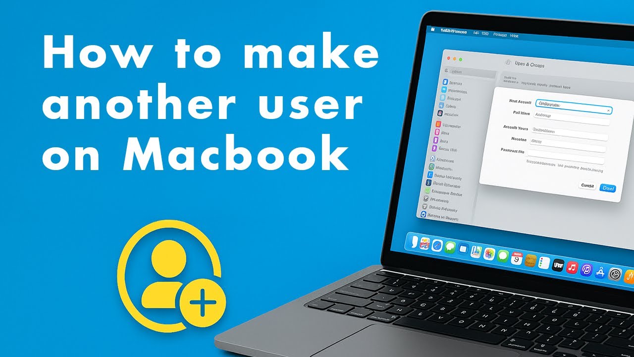 How to Make Another User on MacBook | Add New User Account in macOS ...