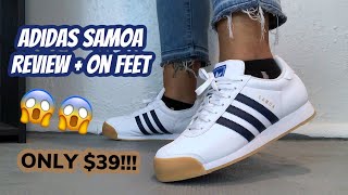 adidas samoa on feet