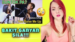 MARIANO AND KAT || YOU RAISE ME UP COVER || SY TALENT ENTERTAINMENT || REACTION