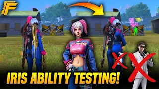 NEW CHARACTER IRIS ABILITY SKILL TEST | GLOO WALL CHARACTER | Garena Freefire screenshot 4