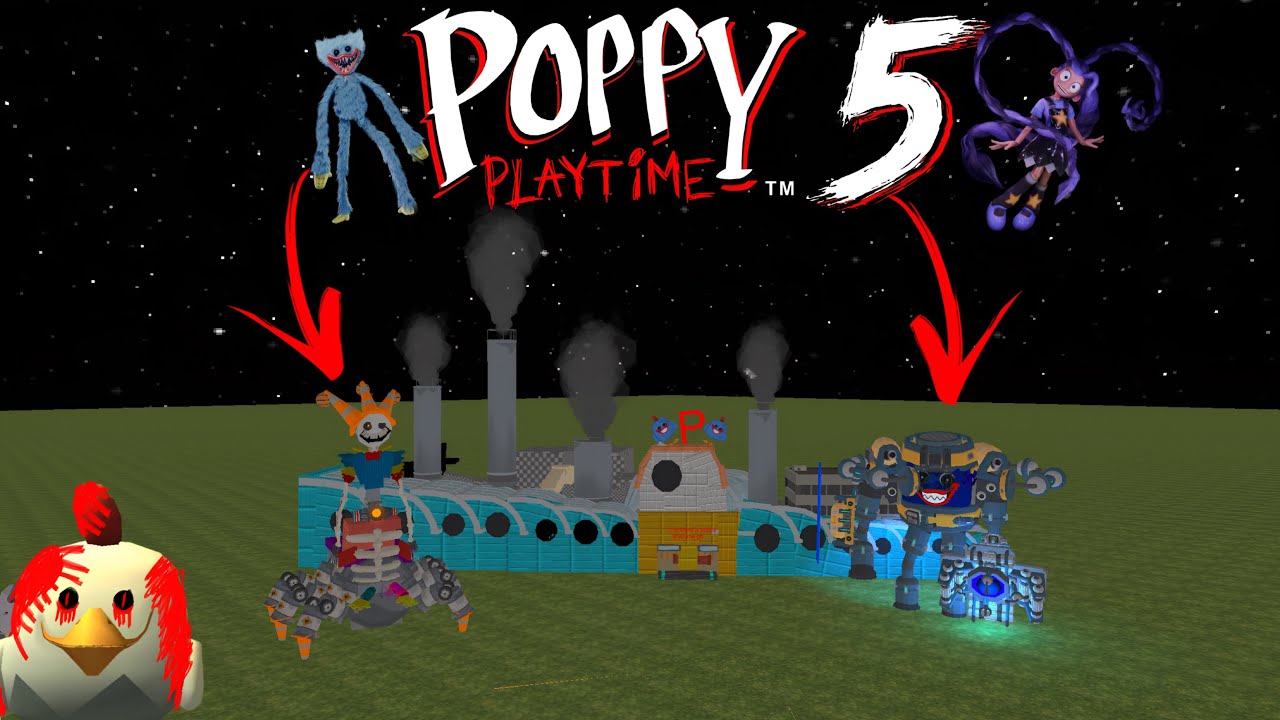 😱 Poppy Playtime 5 in Chicken Gun 