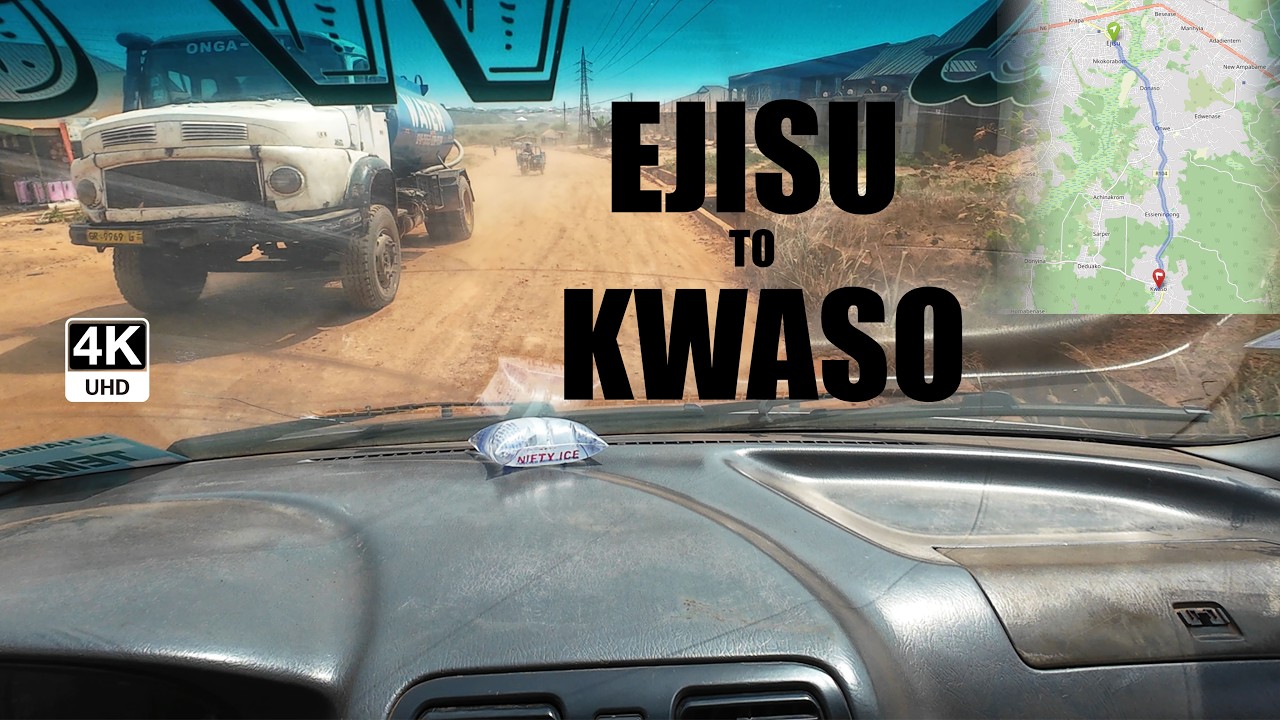 Current condition of the Ejisu to Kwaso Road (R104)