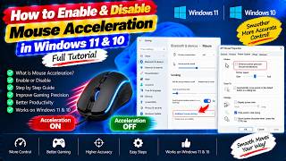 How to Enable & Disable Mouse Acceleration in Windows 11 & 10