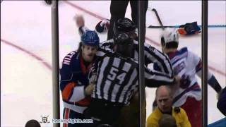 Brandon Prust vs Matt Martin Nov 15, 2011