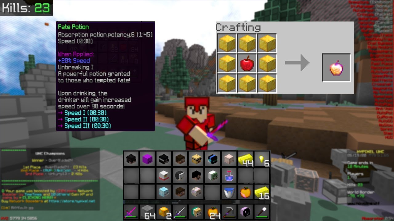 Novoline Client Hypixel UHC Hacking | Novoline Client - Part 3 - YouTube