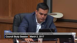 Council Study Session - 3/2/2017