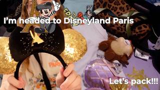 Disneyland Paris Packing Vlog 🎀 What I’m Wearing + Trip Essentials