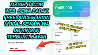WEBSITE SEWABADAK FREELANCE WHATSAPP TERBUKTI MEMBAYAR APLIKASI PENGHASIL UANG