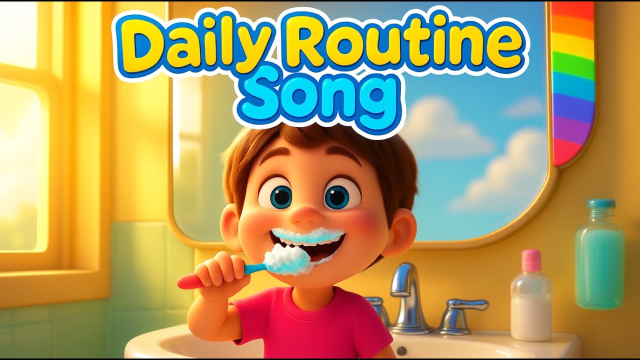 🌞 Daily Routine Song for Kids 🌞 - YouTube