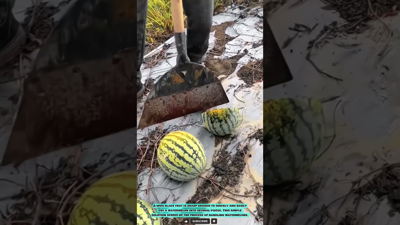 Simple Splitting Tool A Quick Way To Split Watermelons In The Field