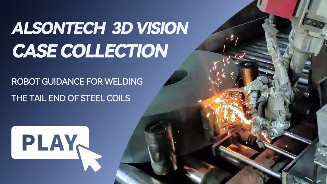 3D Vision-Guided Robot for Welding the Tail End of Steel Coils - YouTube