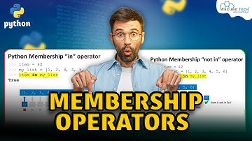 Membership Operators in Python | Python Programming - Python Full Course For Beginners
