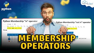 Membership Operators in Python | Python Programming - Python Full Course For Beginners