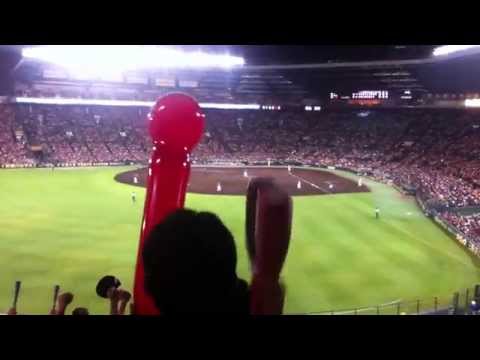 2014 オールスター 球場全体スクワット応援→試合終了 (第2戦・甲子園)