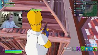 xQc Plays The Simpsons Fortnite