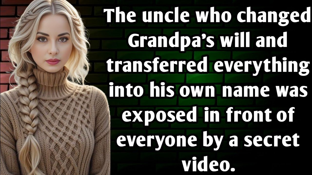 My Uncle Secretly Changed Grandpa’s Will… But a Hidden Video Exposed Him