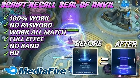 UPDATE!! SCRIPT RECALL EPIK SEAL OF ANVIL || FULL EFFECT FILE ABC