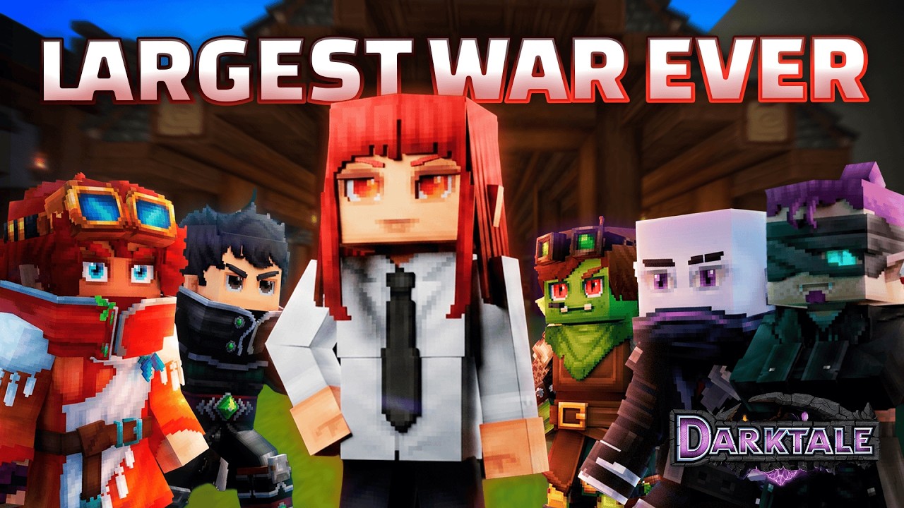 The LARGEST WAR in Hytale's History!! | Darktale SMP