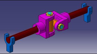 Universal Joint in Catia V5 DMU kinematics