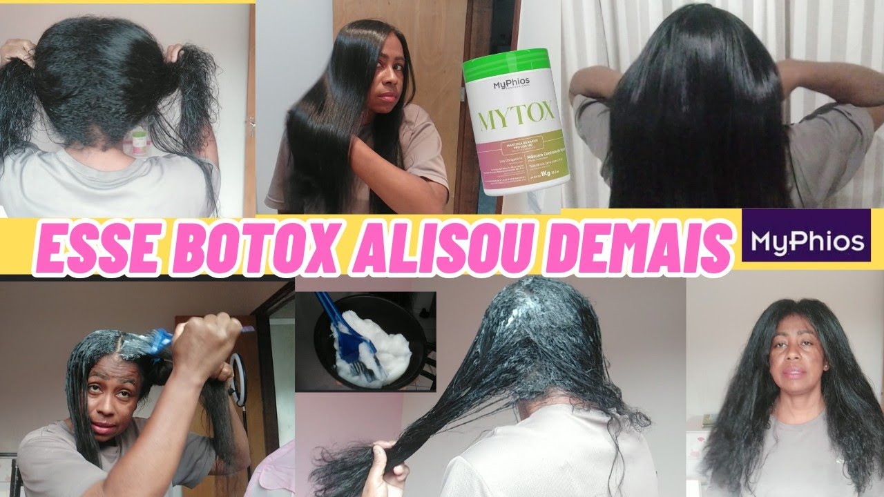 Aplicação de Botox Mytox em cabelo crespo Tipo4 bc todo passo a passo #myphios @MyPhios Professional