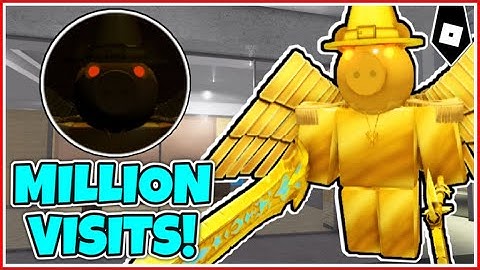 How to get "MILLION VISITS!" BADGE + GOLDY MORPH/SKIN in BETTER PIGGY ROLEPLAY! - ROBLOX