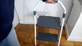 Best Slim Folding Ladder For Home: Gorilla Two-Step Ladder (Stores Easily!)