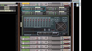 Route Redrum into the SSL Mixer - Reason 6.5 and Older