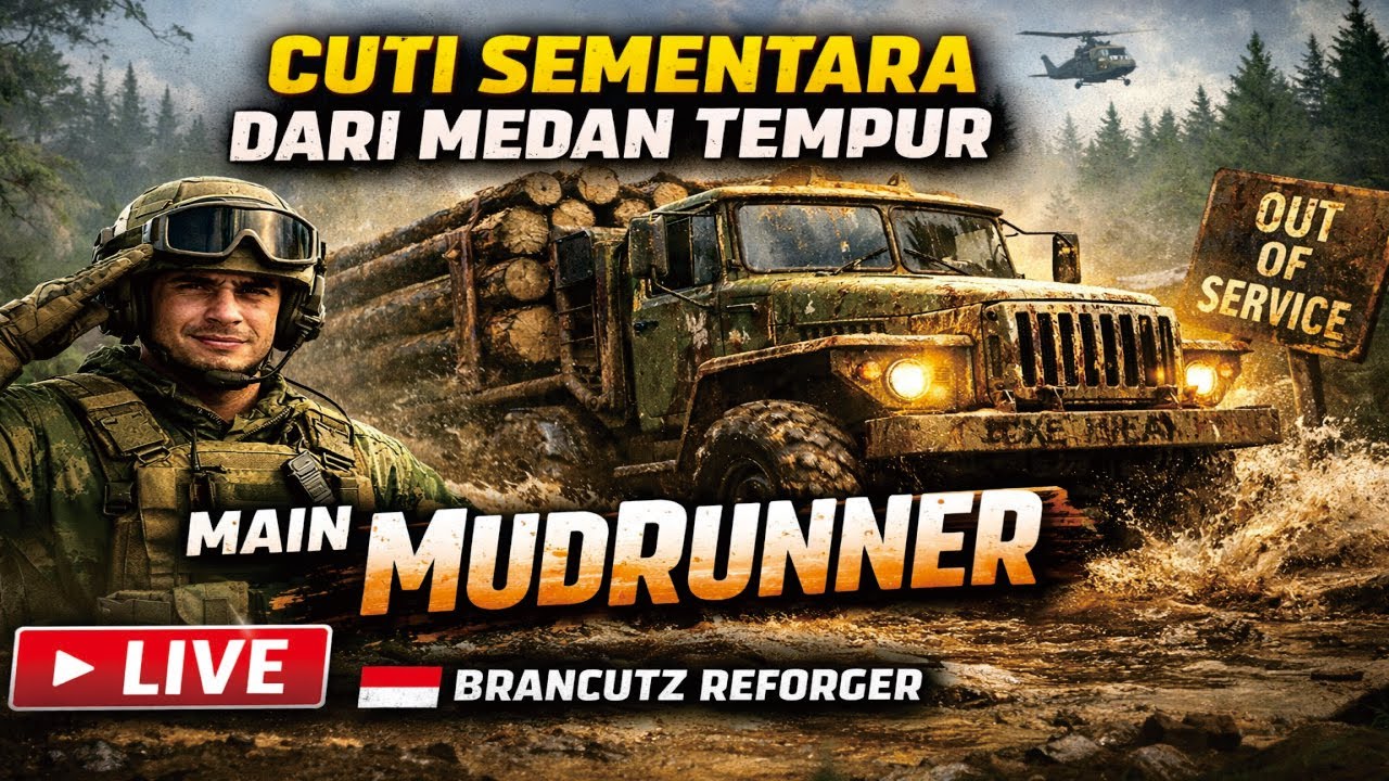 Dari Medan Perang ke Lumpur 🚛 Live MudRunner | Brancutz Reforger