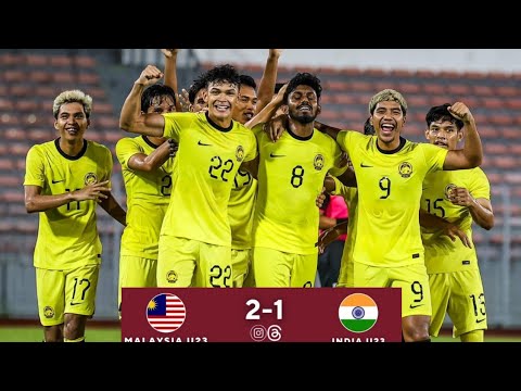 MALAYSIA U23 [ 2 ] vs [ 1 ] INDIA U23 • FRIENDLY MATCH 2024.