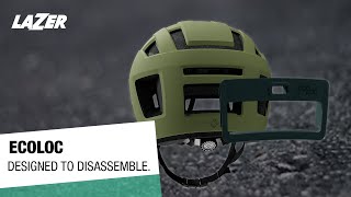 LAZER ECOLOC l How to disassemble the helmet