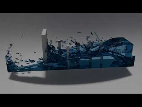 Fluid Simulation Obstacles and Wall - YouTube