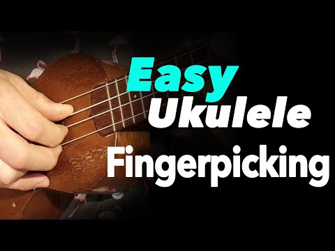 INCREDIBLY EASY Fingerpicking Lesson for Ukulele - BEGINNER TUTORIAL w/ FREE TAB