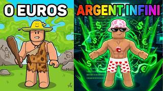 PASSER D'UN CRO MAGNON IDIOT A RICHE SUR ROBLOX !!