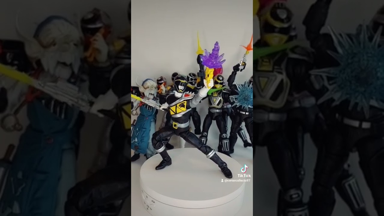 Power Rangers Lightning Collection Dino Charge Black Ranger Hasbro