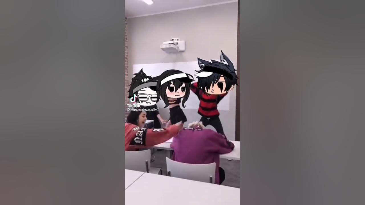 Gacha life heads tiktok at school
