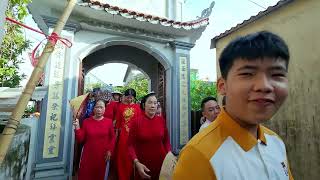 Lễ hội truyền thống làng Đỗ Xá - Họ Vũ Tham Rước Tổ Tham Gia Lễ Hội