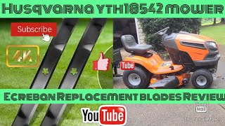 Ecreban Replacement blades review for my Husqvarna Yth18542 mower