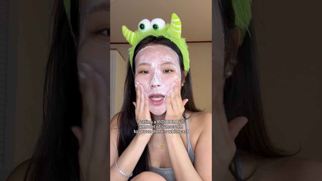 SUNSCREEN WHITECAST?! #koreansunscreen