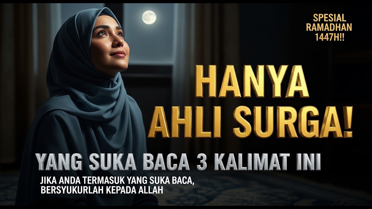 Rasulullah tersenyum dan bangga bagi yang suka baca 3 Dzikir ini di Bulan Ramadhan