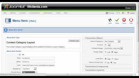Joomla How To: Using Contact Categories