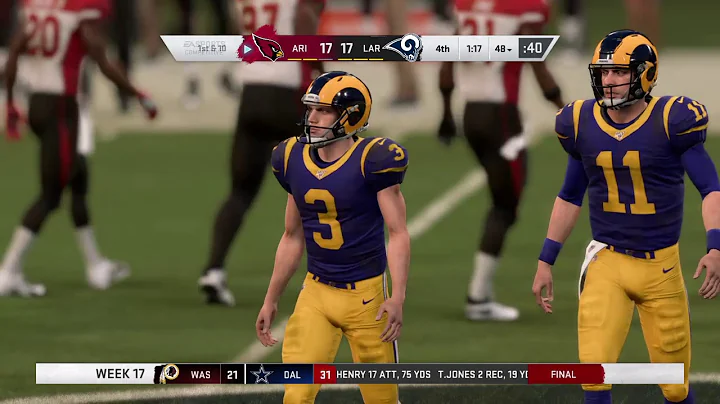 Season Finale 11-4 Cards(JaytheCray...  vs 9-6 Ram...