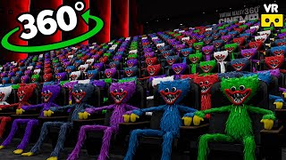 Huggy Wuggy 360° - CINEMA HALL 8 VR/360° ANIMATION | Kissy Missy - Poppy Playtime | VR Experience