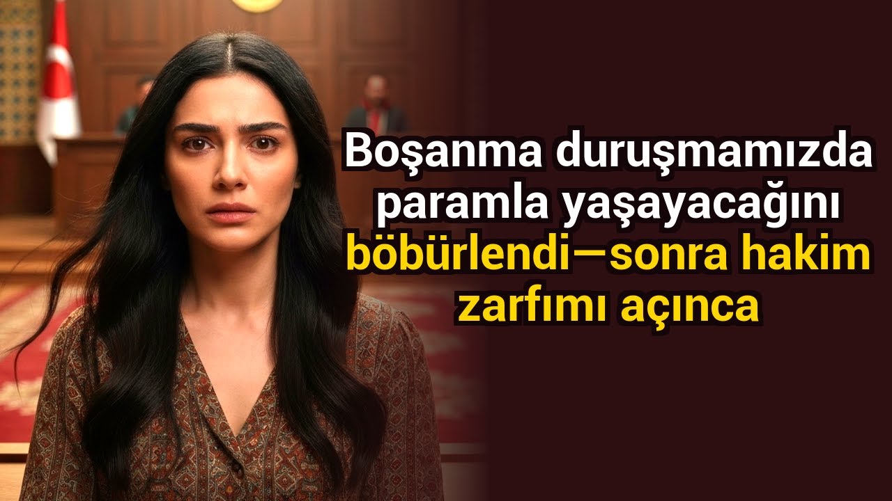 Boşanma duruşmamızda paramla yaşayacağını övündü — sonra yargıç zarfımı açtı