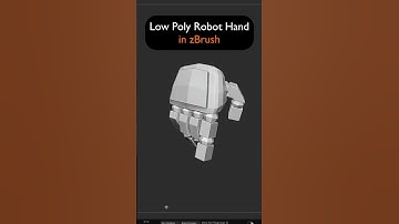 Robot 🤖 Hand In zBrush Tutorial